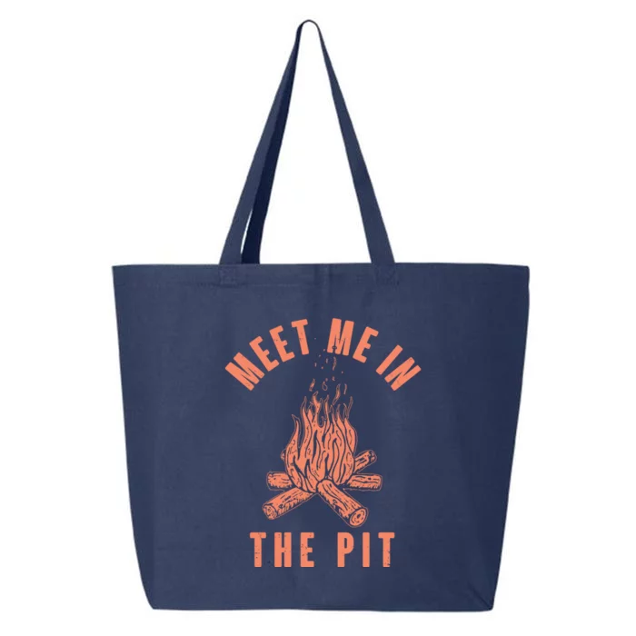 Meet Me In The Pit Campfire 25L Jumbo Tote