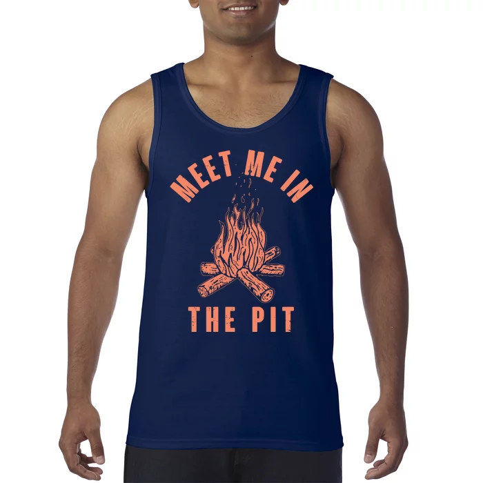 Meet Me In The Pit Campfire Tank Top