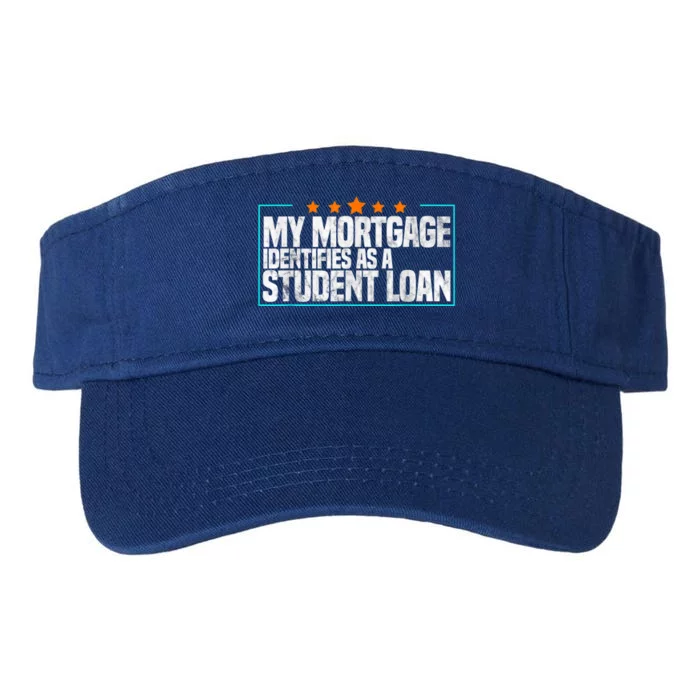 My Mortgage Identifies As A Student Loan College Students Valucap Bio-Washed Visor