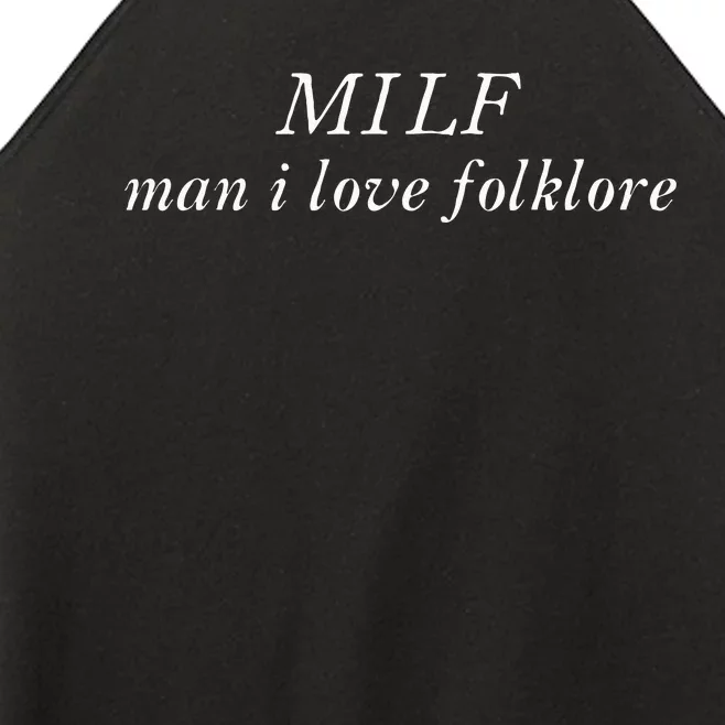 Milf Man I Love Folklore Funny Women’s Perfect Tri Rocker Tank