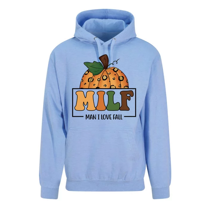 MILF Man I Love Fall Pumpkin Funny Unisex Surf Hoodie