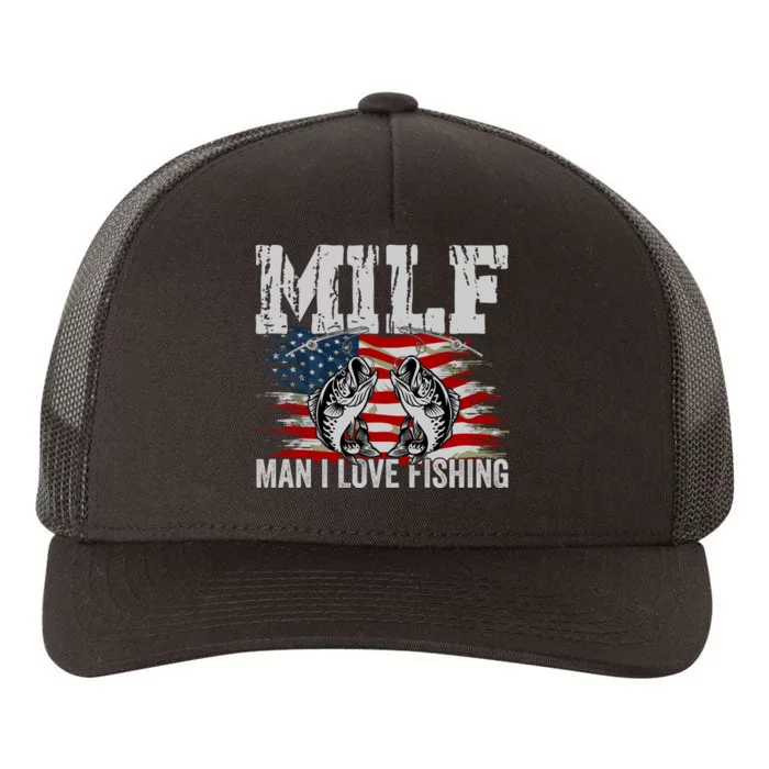 MILF Man I Love Fishing Yupoong Adult 5-Panel Trucker Hat