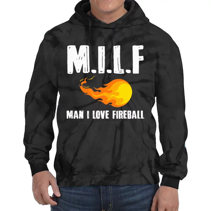 Man M I L F I Love F.I.R.E.B.Al.L Tie Dye Hoodie