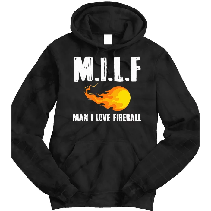 Man M I L F I Love F.I.R.E.B.Al.L Tie Dye Hoodie