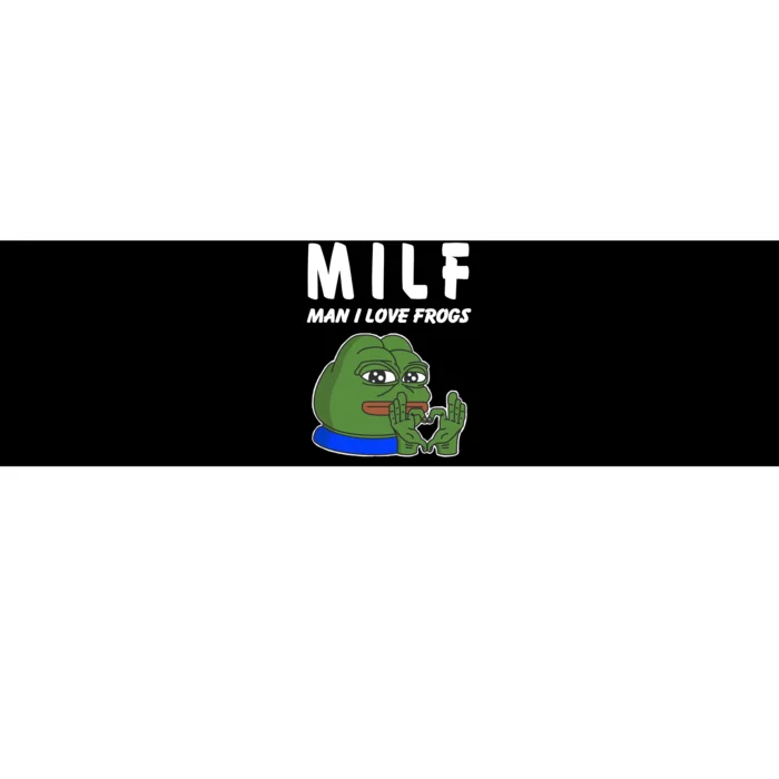 MILF Man I Love Frogs Bumper Sticker