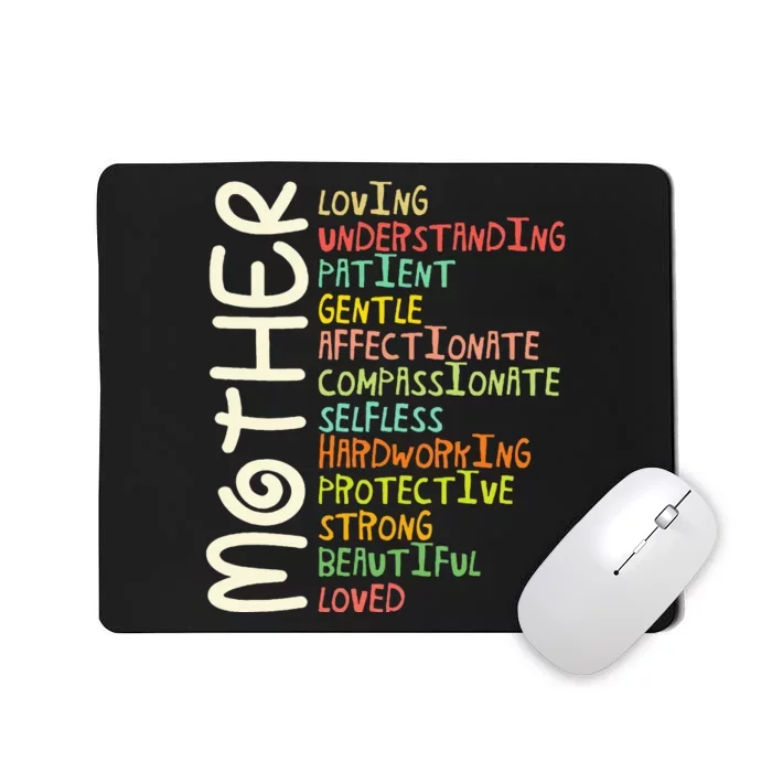 Mother Meaning I Love Mom Mousepad