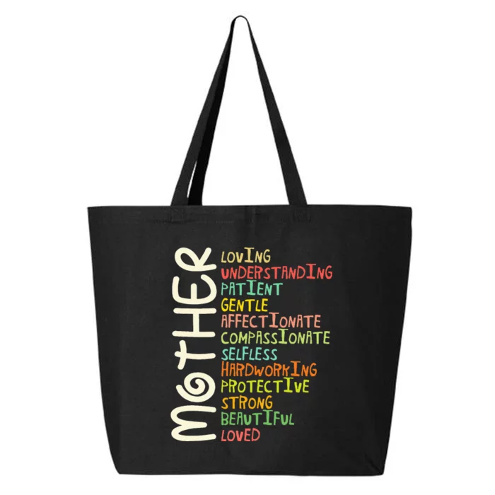 Mother Meaning I Love Mom 25L Jumbo Tote