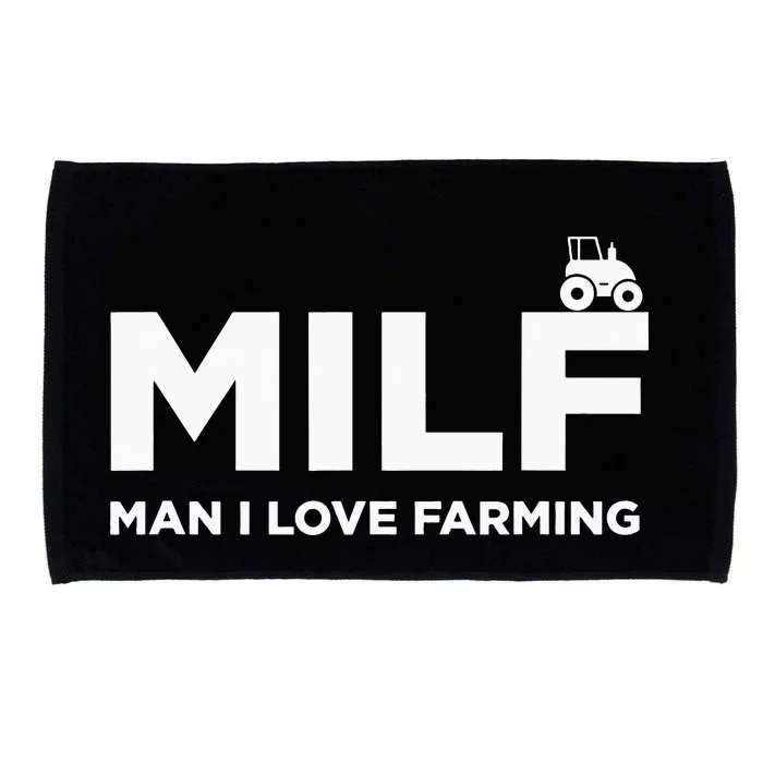 MILF Man I Love Farming Purple Microfiber Hand Towel