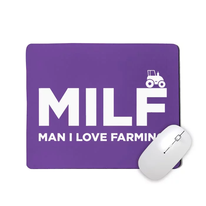 MILF Man I Love Farming Purple Mousepad