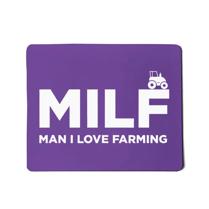 MILF Man I Love Farming Purple Mousepad