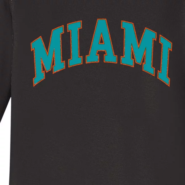 Miami Baby Long Sleeve Bodysuit