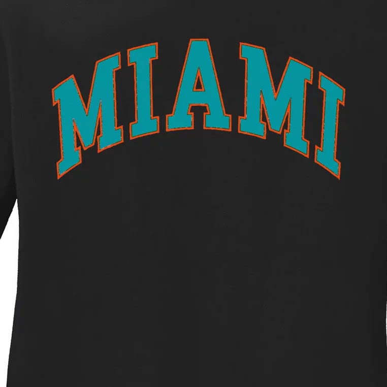 Miami Ladies Long Sleeve Shirt