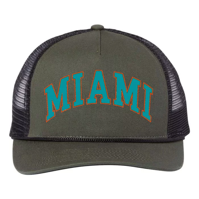 Miami Retro Rope Trucker Hat Cap