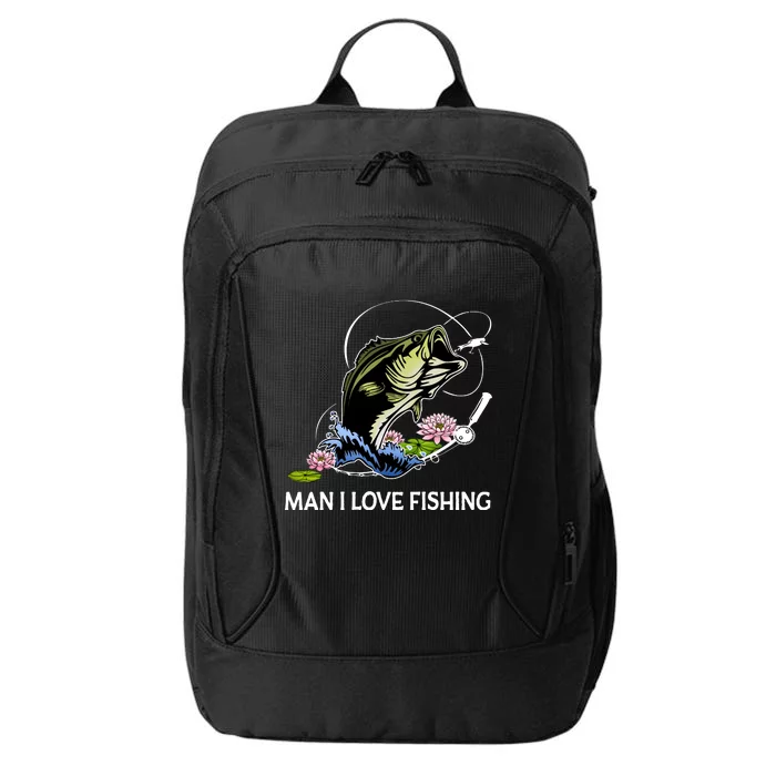 MILF Man I Love Fishing Funny Fishing Design City Backpack