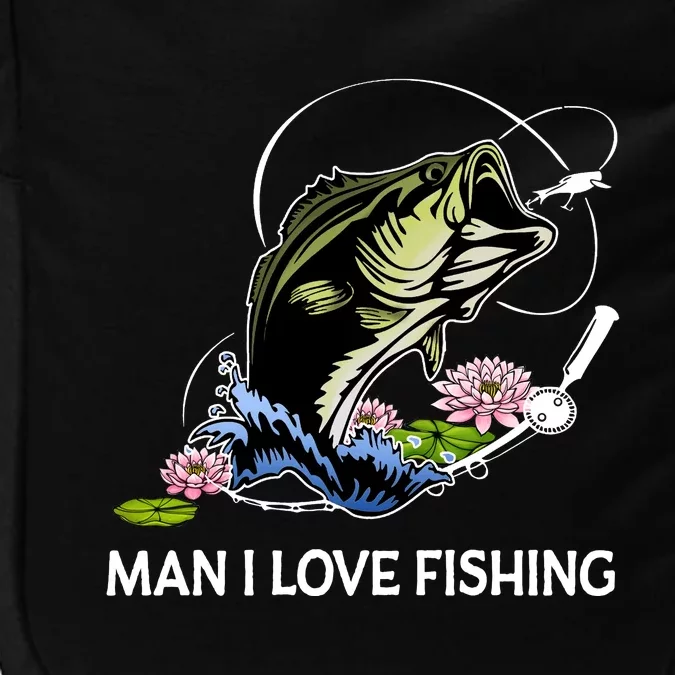 MILF Man I Love Fishing Funny Fishing Design Impact Tech Backpack