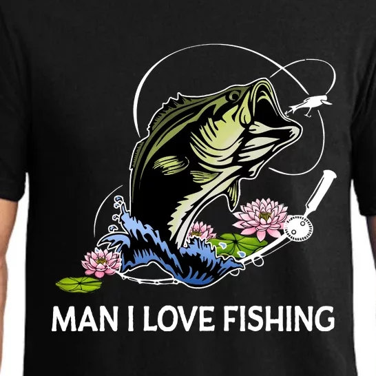 MILF Man I Love Fishing Funny Fishing Design Pajama Set