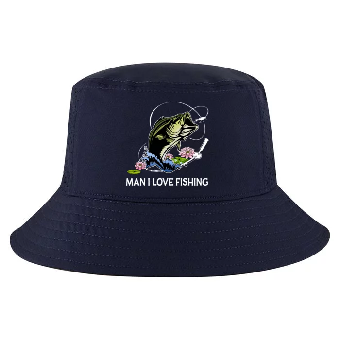 MILF Man I Love Fishing Funny Fishing Design Cool Comfort Performance Bucket Hat