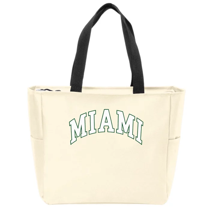 Miami Zip Tote Bag