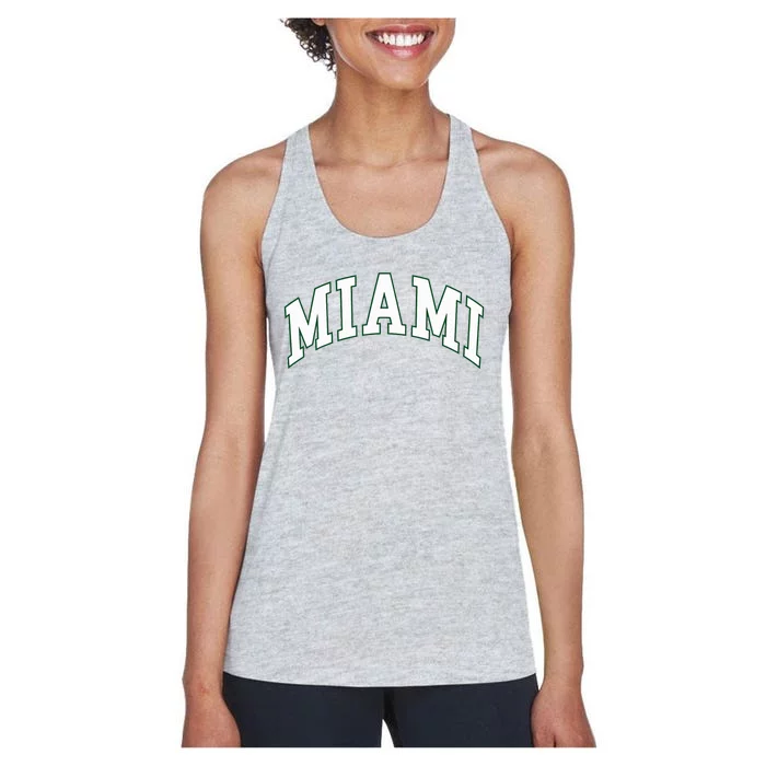 Miami Women's Racerback Tank