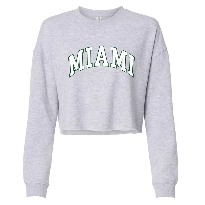 Miami Cropped Pullover Crew