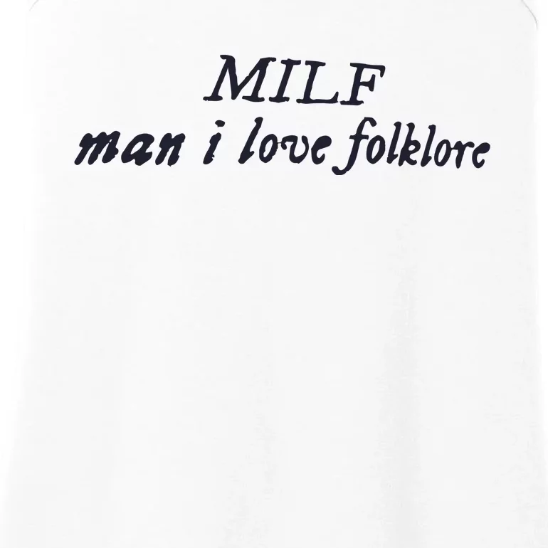 Milf Man I Love Folklore Ladies Essential Tank