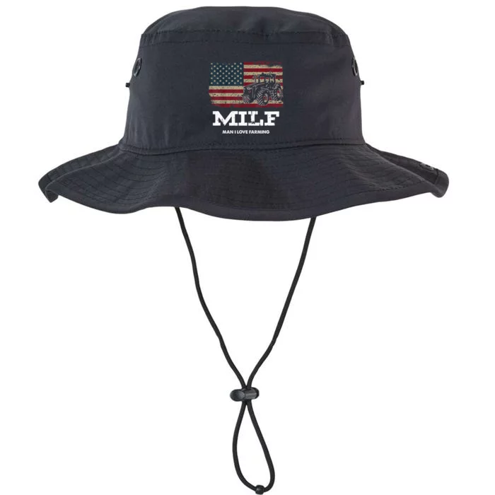 MILF Man I Love Farming Funny Farm Tractor Lover Legacy Cool Fit Booney Bucket Hat