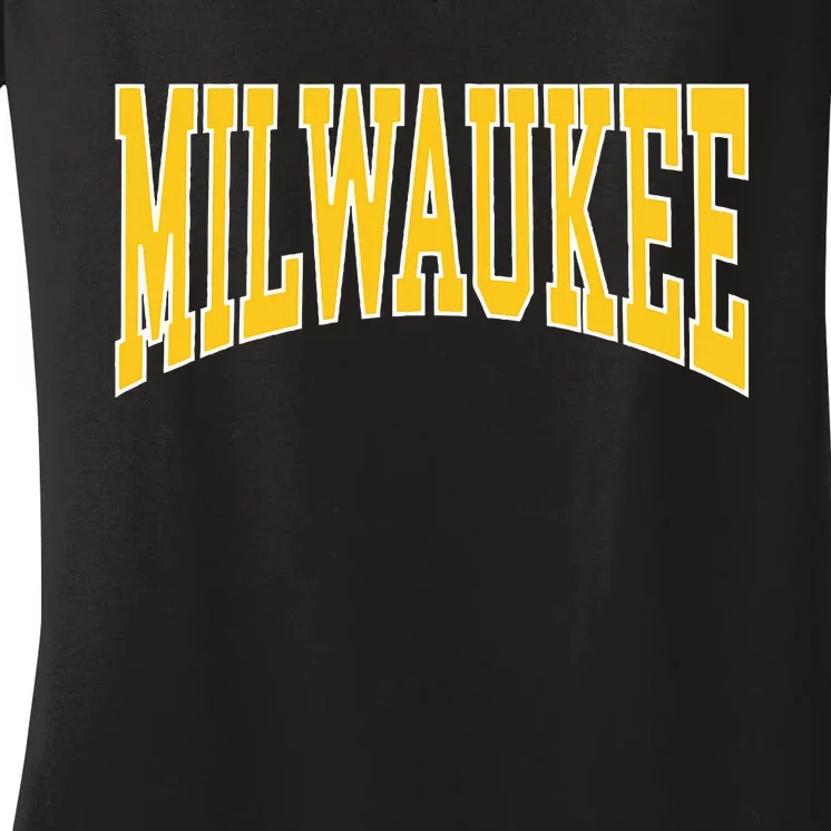 Milwaukee Women's V-Neck T-Shirt