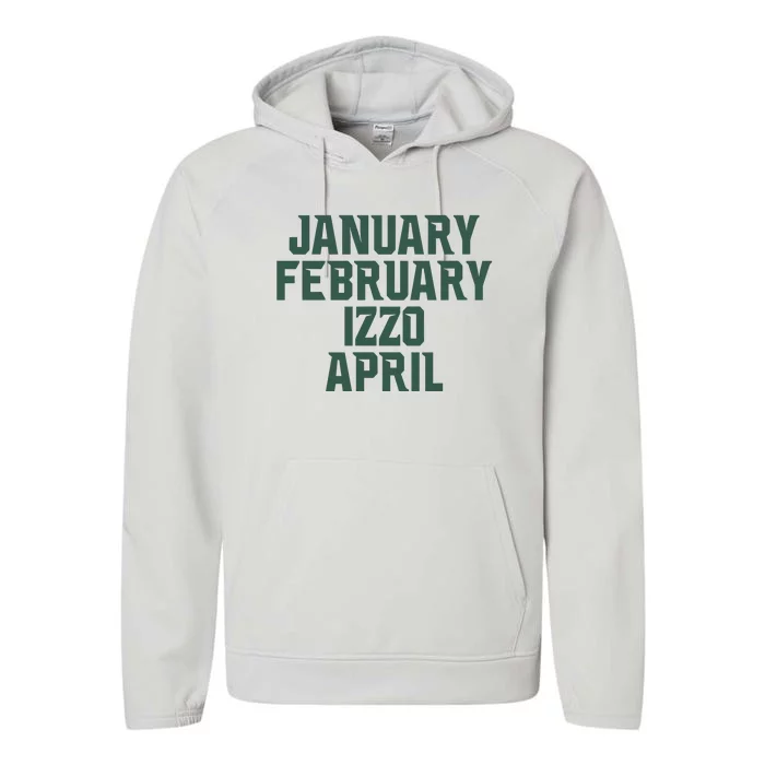 Ms Months January February Izzo April Performance Fleece Hoodie