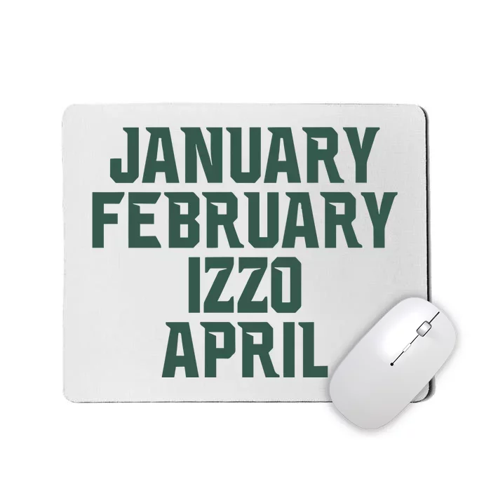 Ms Months January February Izzo April Mousepad