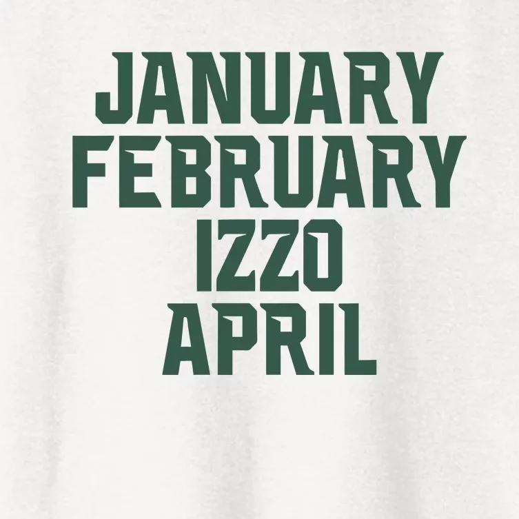 Ms Months January February Izzo April Women's Crop Top Tee