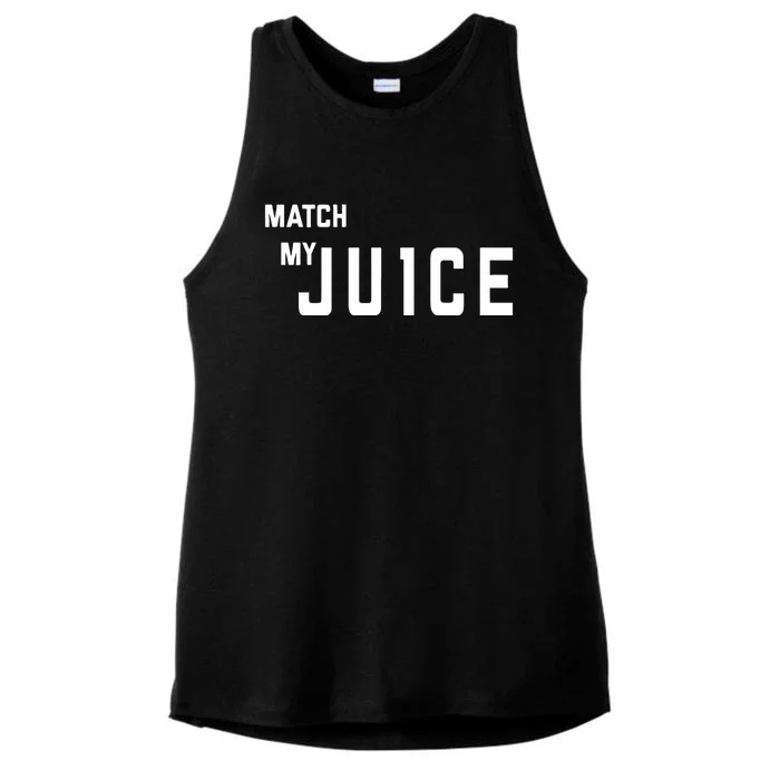 Match My Ju1ce Ladies Tri-Blend Wicking Tank