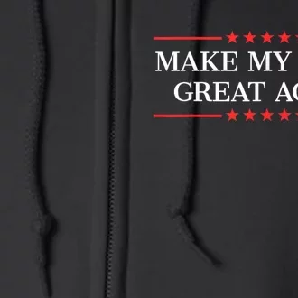 Make My Knee Great Again Funny Surgery Injury Recovery Full Zip Hoodie