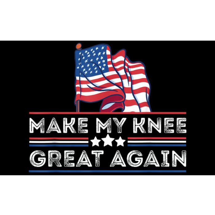 Make My Knee Great Again Funny Surgery Injury Recovery Bumper Sticker