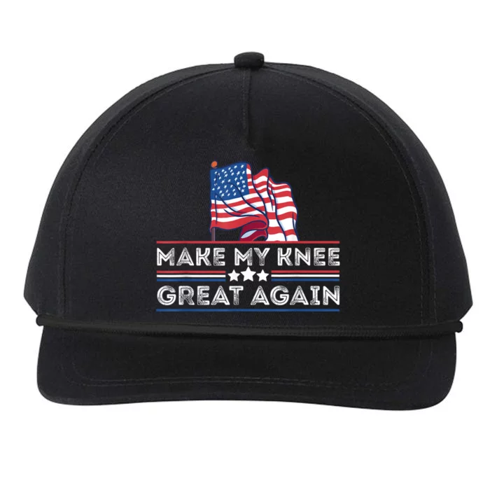 Make My Knee Great Again Funny Surgery Injury Recovery Snapback Five-Panel Rope Hat