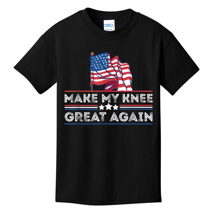 Make My Knee Great Again Funny Surgery Injury Recovery Kids T-Shirt