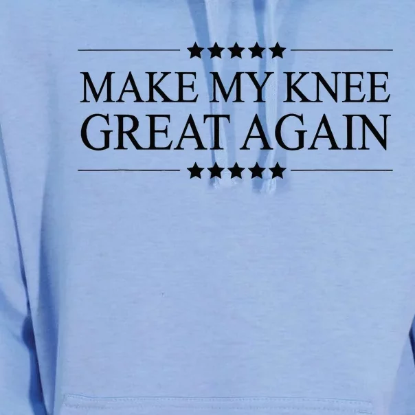 MAKE MY KNEE GREAT AGAIN Funny Surgery Gift Unisex Surf Hoodie