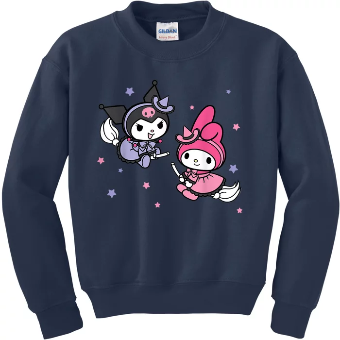 My Melody Kuromi Little Witches Halloween Kids Sweatshirt