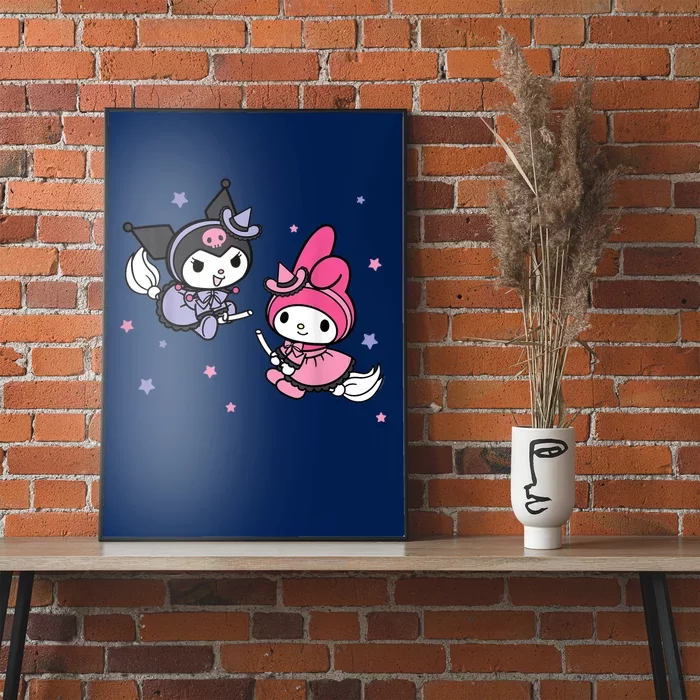 My Melody Kuromi Little Witches Halloween Poster