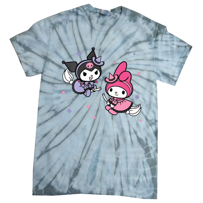 My Melody Kuromi Little Witches Halloween Tie-Dye T-Shirt