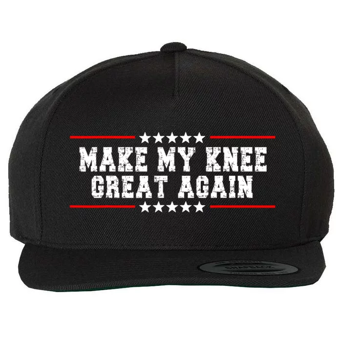 Make My Knee Great Again Wool Snapback Cap