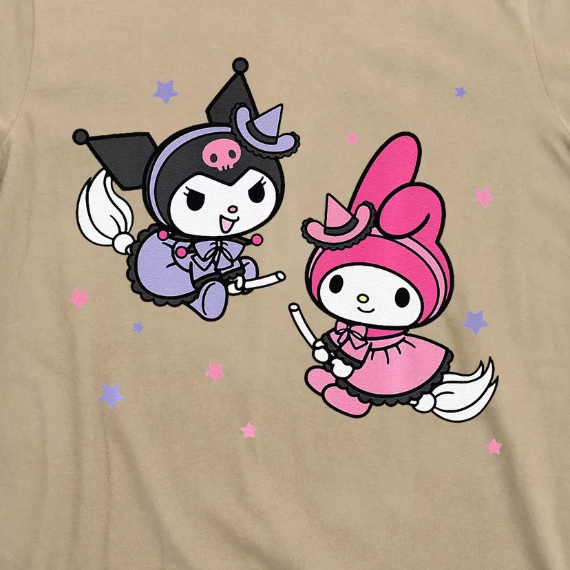 My Melody Kuromi Little Witches Halloween Premium T-Shirt