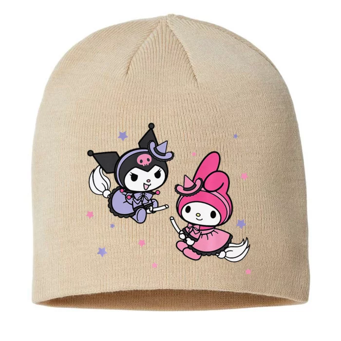 My Melody Kuromi Little Witches Halloween Premium 8 1/2in Sustainable Knit Beanie