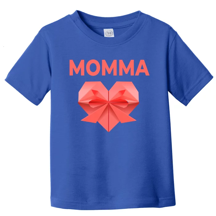 Momma Mom Love Mommy Heart Thank You Mother's Day Gift Toddler T-Shirt