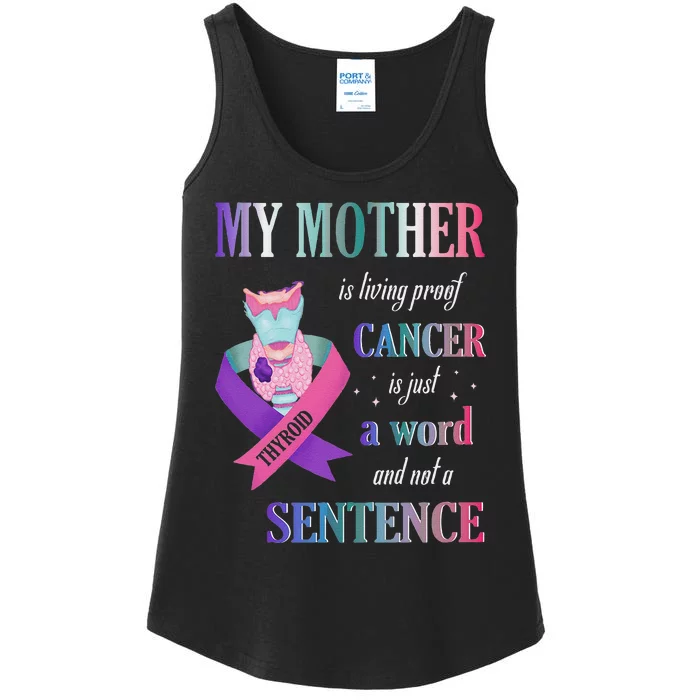 My Mother Living Proof Cancer Is Just A Word Not A Sentence Ladies Essential Tank