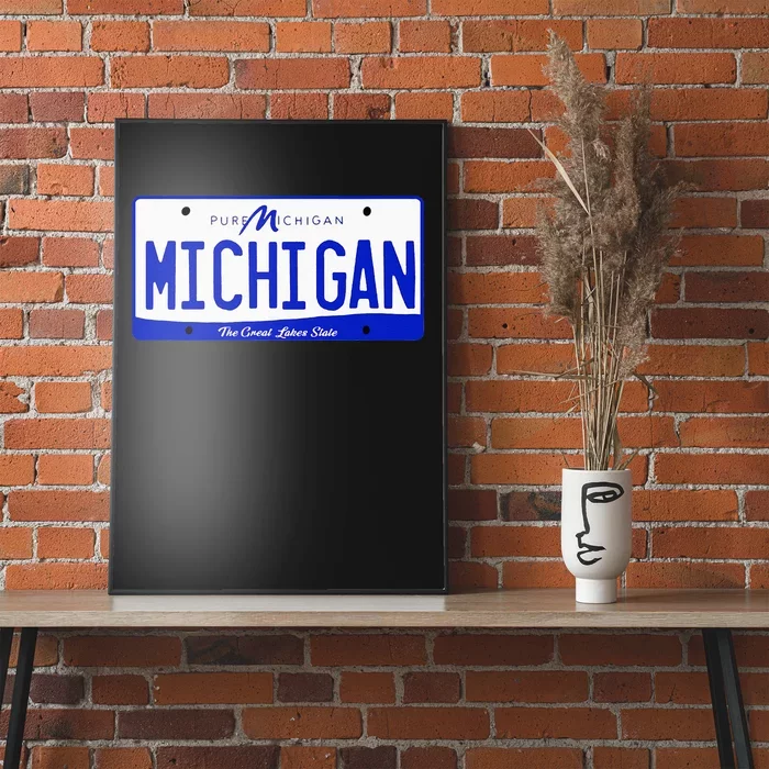 Michigan MI License Plate Classic Poster