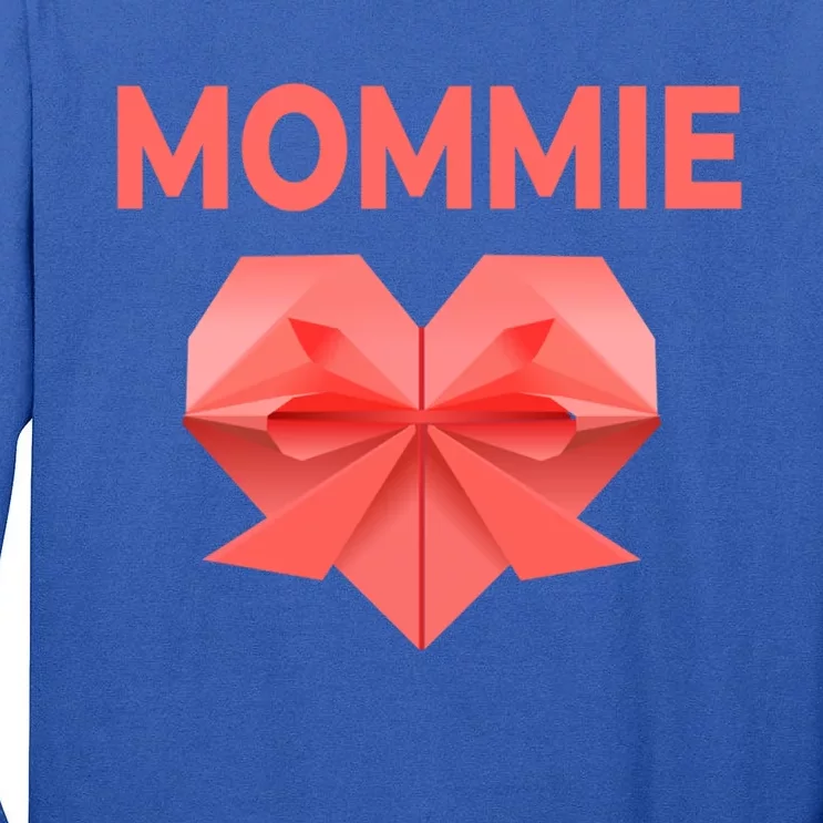 Mommie Mom Love Mommy Heart Thank You Mother's Day Gift Tall Long Sleeve T-Shirt