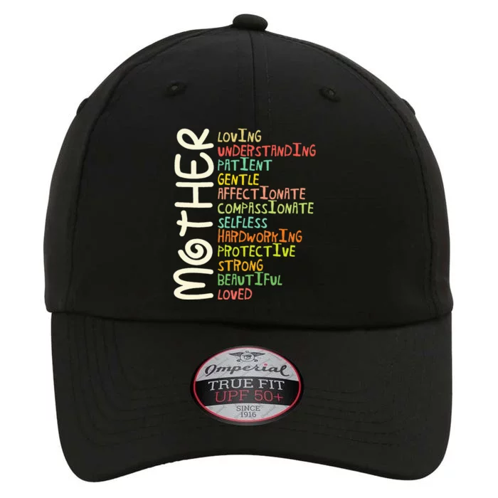 Mother Meaning Love Mom Mothers Day The Original Performance Cap