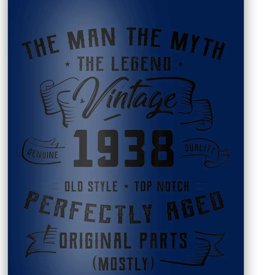 Man Myth Legend 1938 85th Birthday Present Gift For 85 Years Old Poster