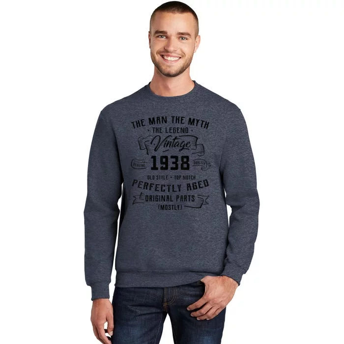 Man Myth Legend 1938 85th Birthday Present Gift For 85 Years Old Sweatshirt