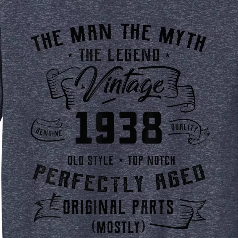 Man Myth Legend 1938 85th Birthday Present Gift For 85 Years Old Sweatshirt